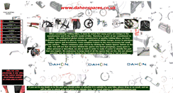 Desktop Screenshot of dahonspares.cust.simbahosting.co.uk