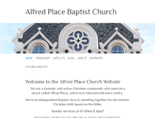 Tablet Screenshot of alfredplace.simbahosting.co.uk